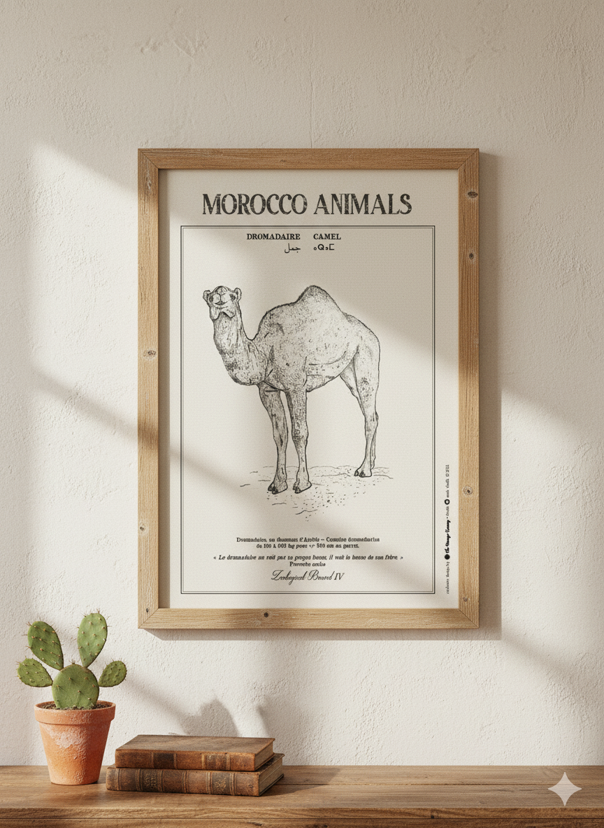 DROMEDARY zoological board