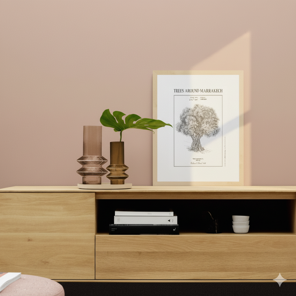 OLIVE TREE botanical board